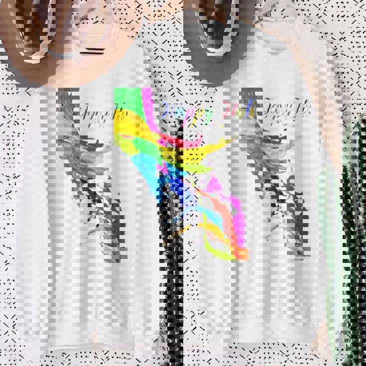 Vibrant And Colorful Holi スウェットシャツ 年配の女性への贈り物