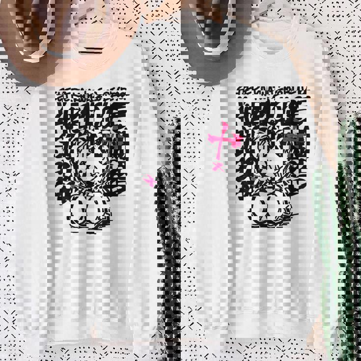 【クレイジー・オリー】Super Kawaii Zombie Idol 白 スウェットシャツ 年配の女性への贈り物