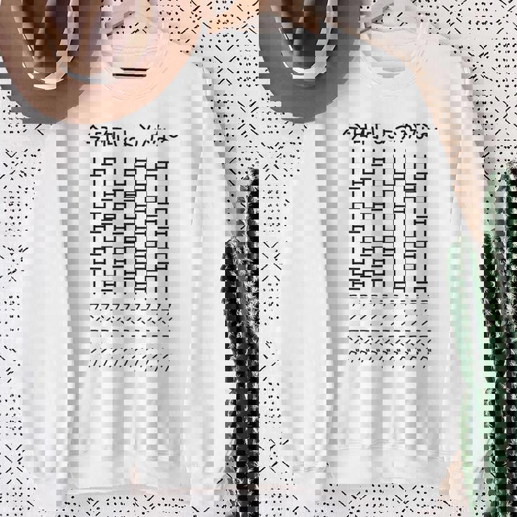 【今日何しようかな ランニング】あみだくじ マラソン 遊び心 おもしろ 面白い ユーモア ギャグ ネタ ウケ狙い 笑える スウェットシャツ 年配の女性への贈り物