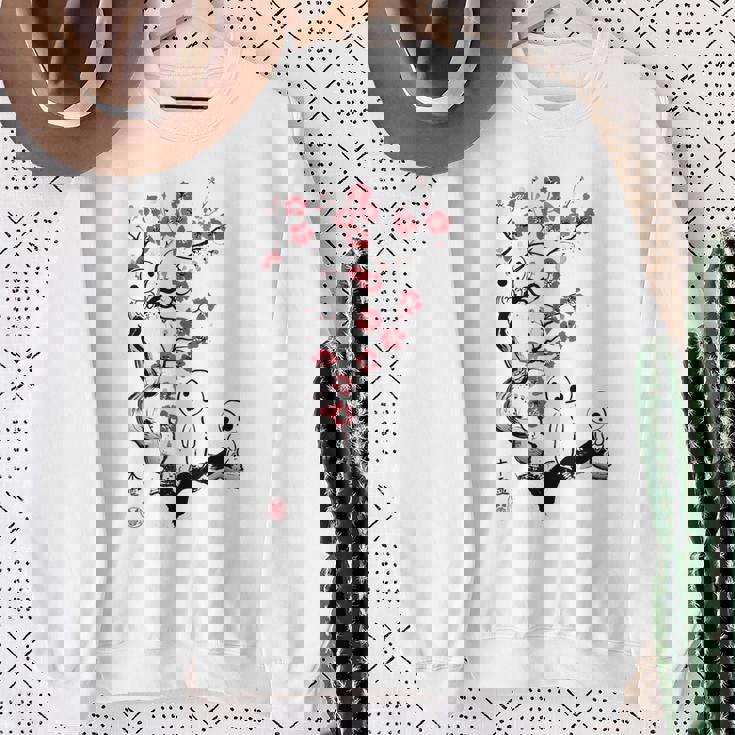 こだま 日本の幽霊 日本 童話 スウェットシャツ 年配の女性への贈り物