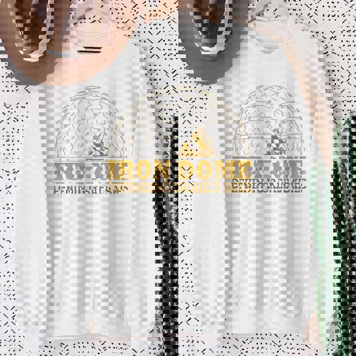 アイアンドーム イスラエル国防軍 Idf ユダヤ人ギフト プロイスラエル スウェットシャツ 年配の女性への贈り物