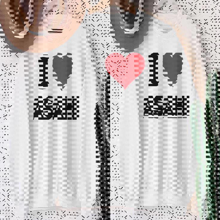 アイハート アサヒジャパン ラブ日本土産アイテム スウェットシャツ 年配の女性への贈り物