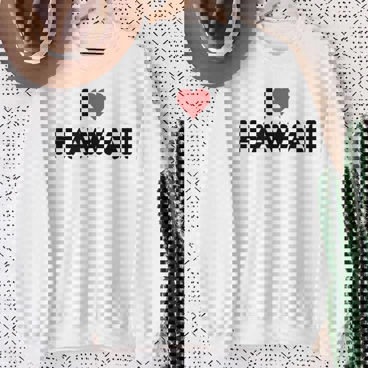 アイラブハワイ スウェットシャツ 年配の女性への贈り物