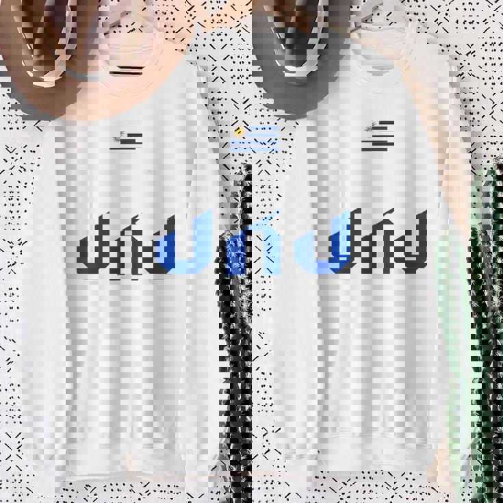 ウルグアイプライド Uru ウルグアイ国旗 ヴィンテージ スウェットシャツ 年配の女性への贈り物