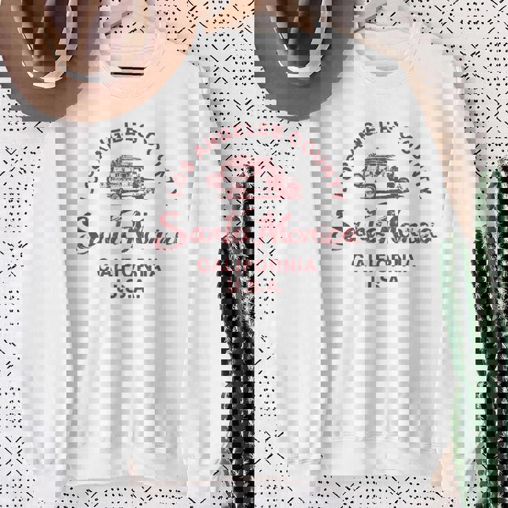 サンタモニカ カリフォルニア スウェットシャツ 年配の女性への贈り物