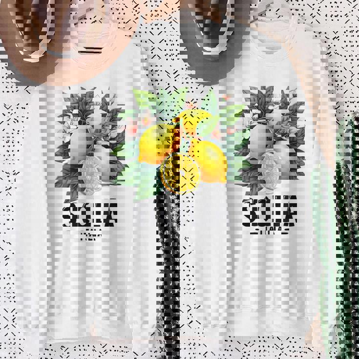 シチリア イタリア シチリア イタリア フレッシュ イタリアン レモン シチリア スウェットシャツ 年配の女性への贈り物