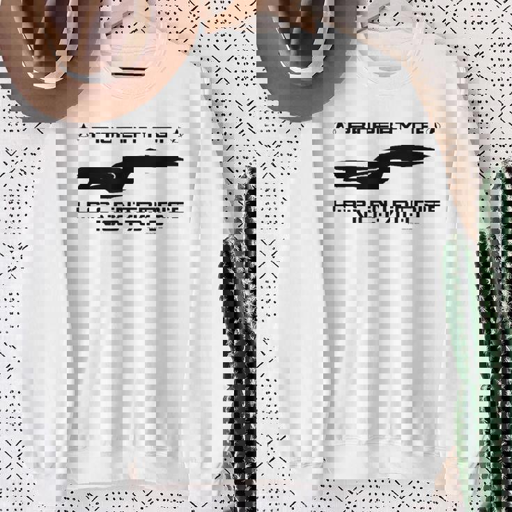 スタートレック 次世代uSSエンタープライズプロファイル スウェットシャツ 年配の女性への贈り物