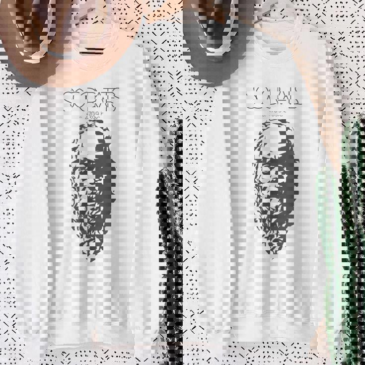 ソクラテスtシャツ 古代ギリシャ哲学者 スウェットシャツ 年配の女性への贈り物