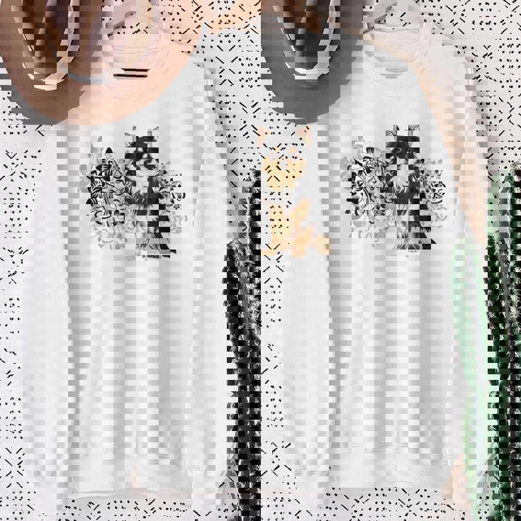 チワワママや犬好きのためのかわいいチワワワ スウェットシャツ 年配の女性への贈り物