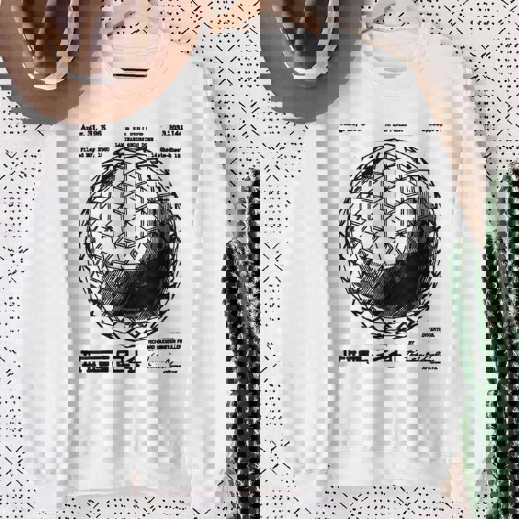 バックミンスター フラー 測地線 特許 科学 工学 数学 スウェットシャツ 年配の女性への贈り物