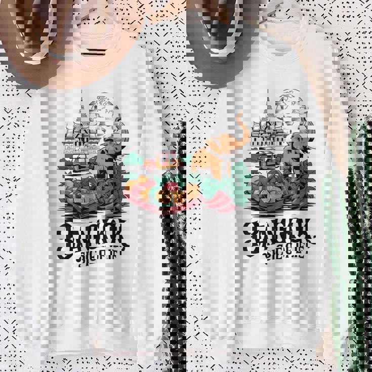 バンコク タイ 象 寺 果物 お土産 スウェットシャツ 年配の女性への贈り物