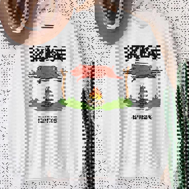 フィリピン レションピッグ セブ ギフト お土産 スウェットシャツ 年配の女性への贈り物