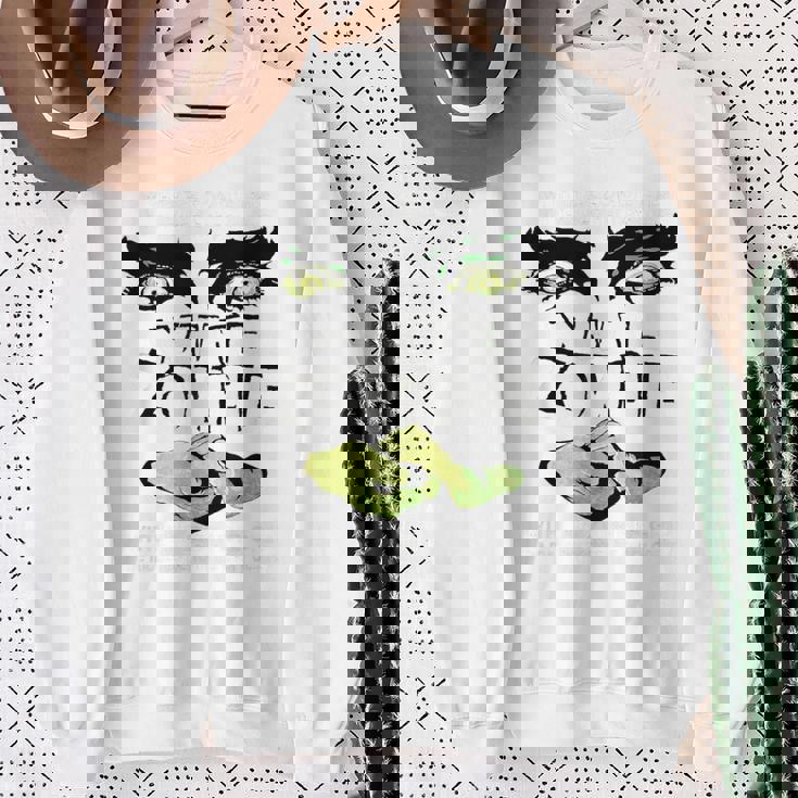 ホワイトゾンビ映画ポスター スウェットシャツ 年配の女性への贈り物