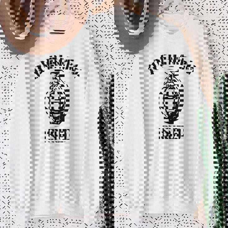 政府発行手榴弾シャツ スウェットシャツ 年配の女性への贈り物