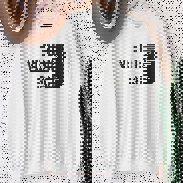 溶接機の端面溶接 溶接 スウェットシャツ 年配の女性への贈り物