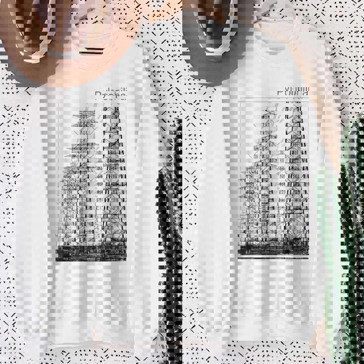 送電鉄塔 -Pylonphilia- スウェットシャツ 年配の女性への贈り物