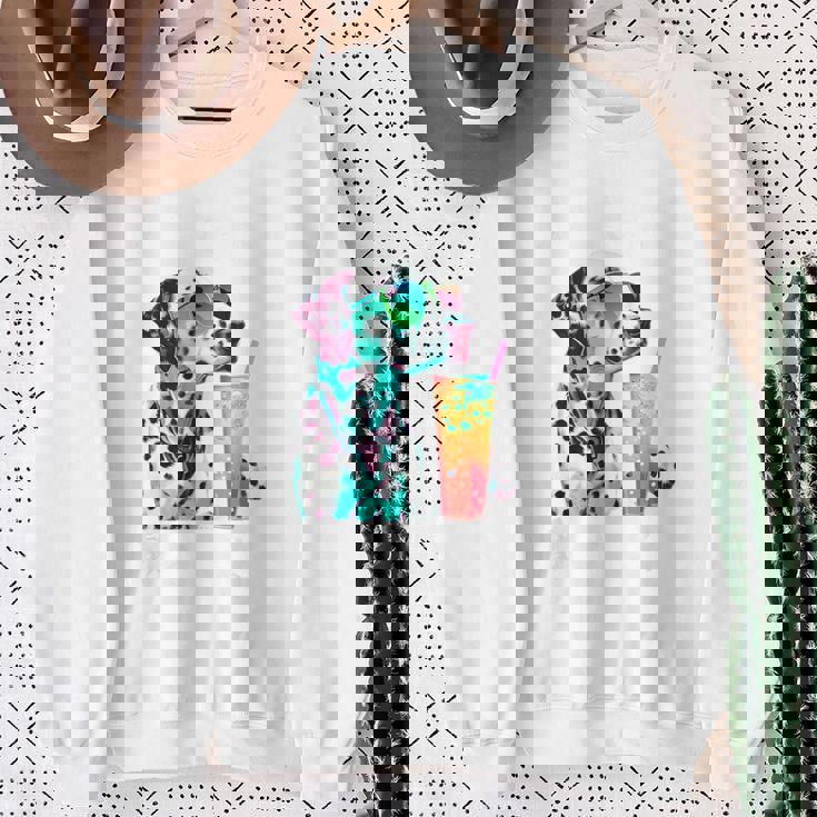 面白いtシャツ ダルメシアン イヌ わんこ メンズ 犬好き グッズ おもしろ 面白い 服 ネタ わんこ スウェットシャツ 年配の女性への贈り物