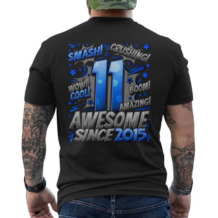 11 Year Old For Boys 11Th Birthday Boy 11 Year Old Boy Men's T-shirt Back Print