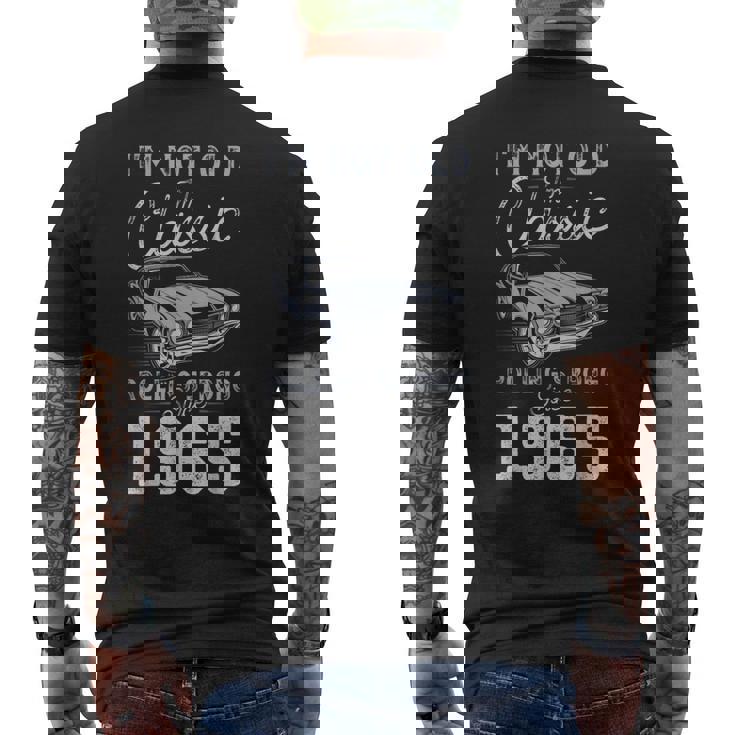 1965年生まれ マッスルカー生誕61周年 メンズTシャツ バックプリント