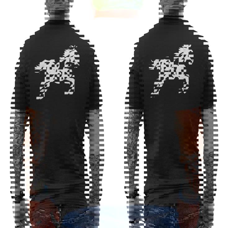 1966 馬 中国の干支 年 パーソナライズ ワードアート メンズTシャツ バックプリント