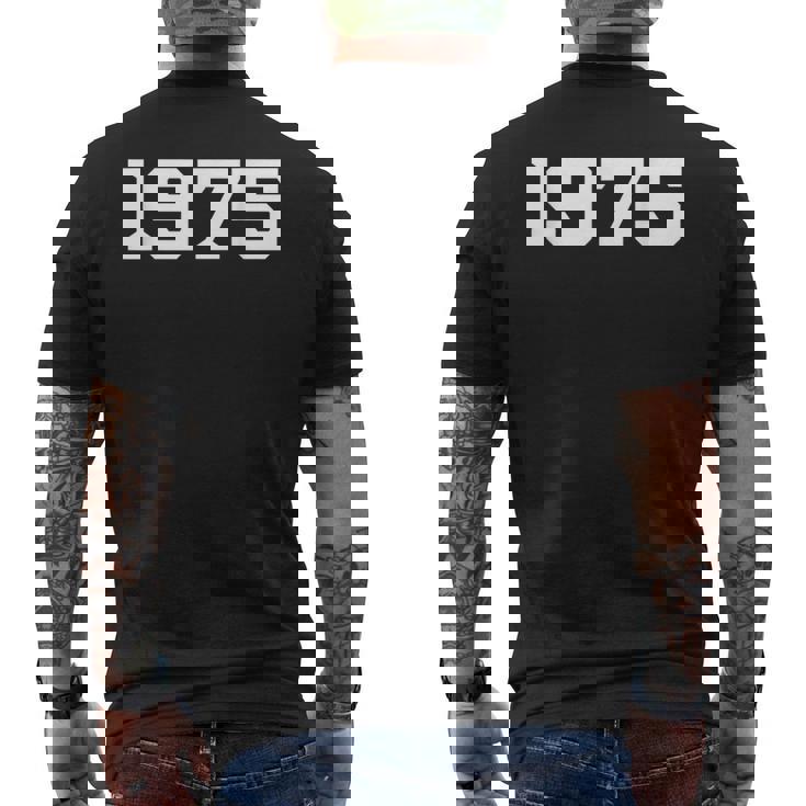 1975年生まれ 1975 誕生日 1975 メンズTシャツ バックプリント