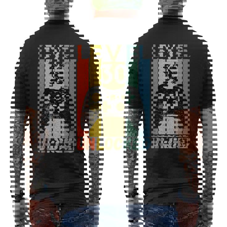 30歳の誕生日 レベル30 ロック解除 ビデオゲーム ゲーマー 男の子 ギフト メンズTシャツ バックプリント