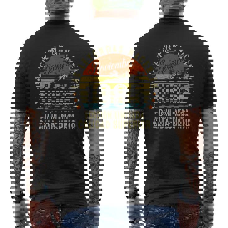 40 Años Cumpleaños Las Leyendas Nacen En Noviembre 1985 Camiseta Hombre Estampado Espalda