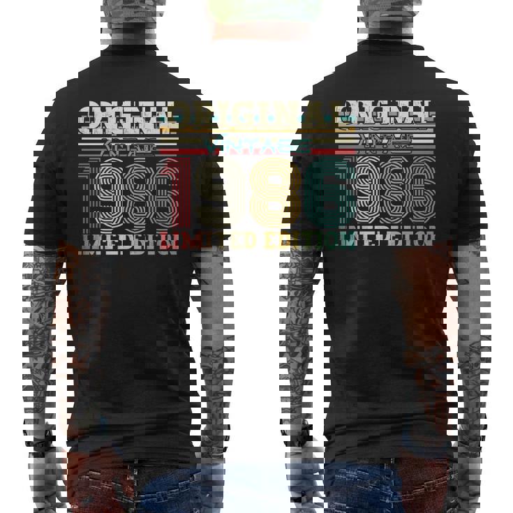 40 歳の誕生日 男性 オリジナル ヴィンテージ 1986 年 ギフト 長袖tシャツ メンズTシャツ バックプリント