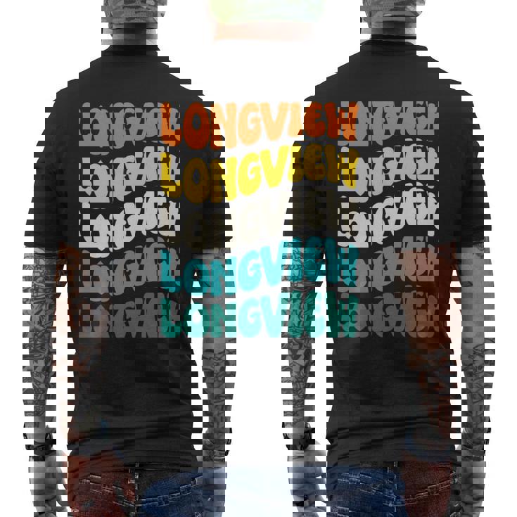 70S Longview 70年代のロングビュー 長袖tシャツ メンズTシャツ バックプリント