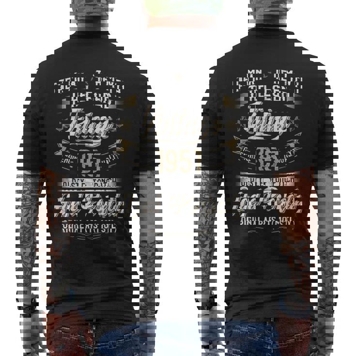 75歳の誕生日プレゼント ヴィンテージ 1951年 男性 面白い 75歳 1951年 長袖tシャツ メンズTシャツ バックプリント