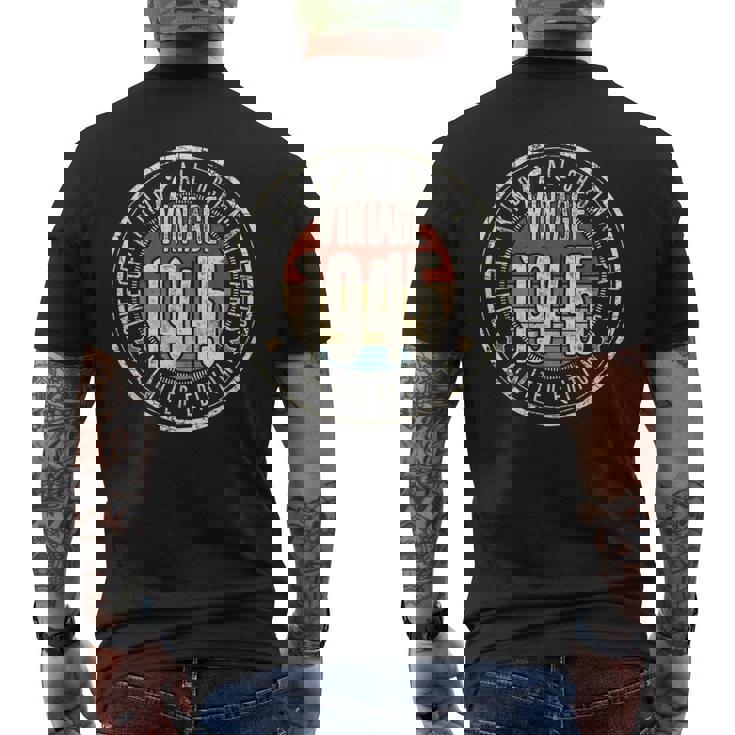 81歳 ヴィンテージ 1945年限定版 81歳の誕生日 メンズTシャツ バックプリント