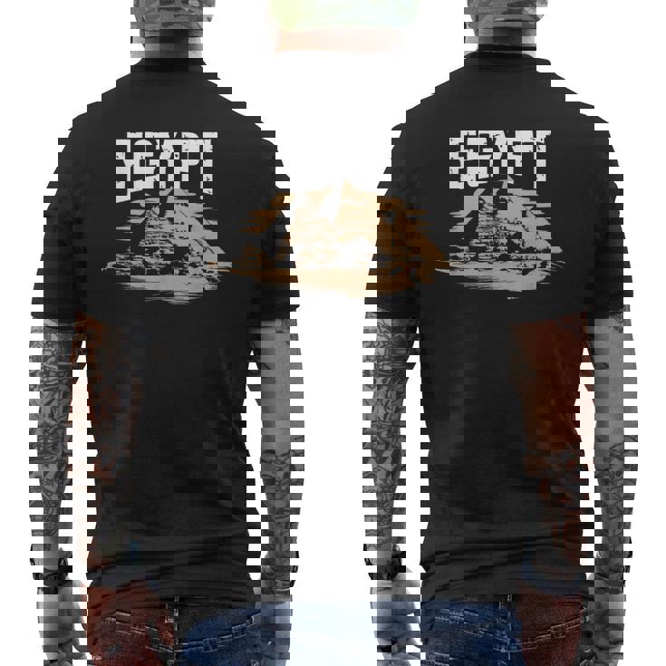 Amante De Egipto Recuerdo Típico Deacaciones Egipcias Camiseta Hombre Estampado Espalda