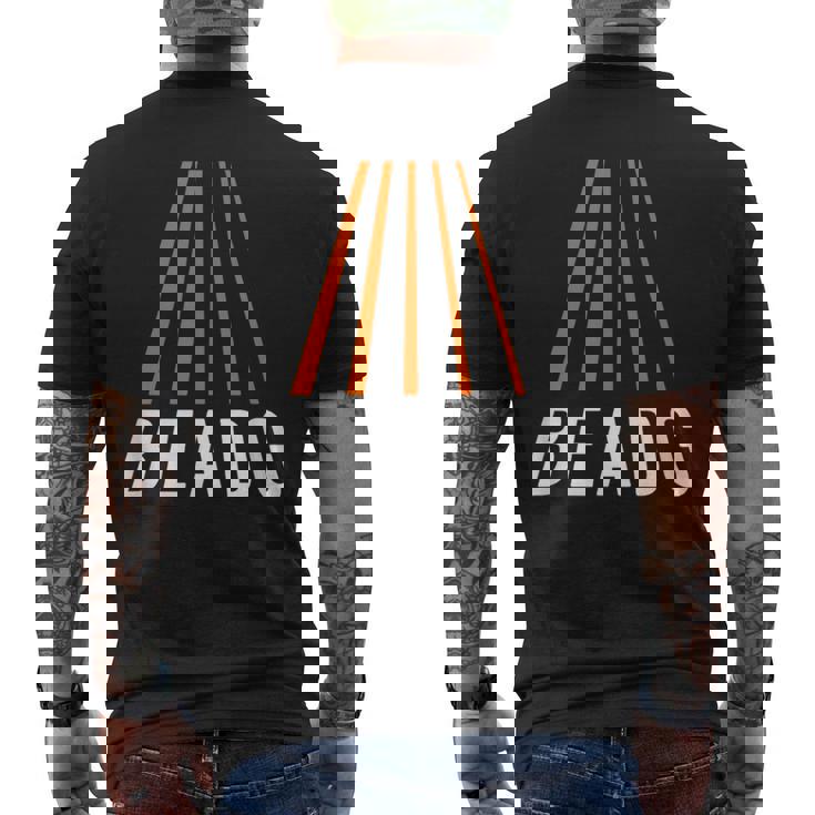 Beadg 5弦 ベース ギター プレーヤー ベーシスト パースペクティブ メンズTシャツ バックプリント