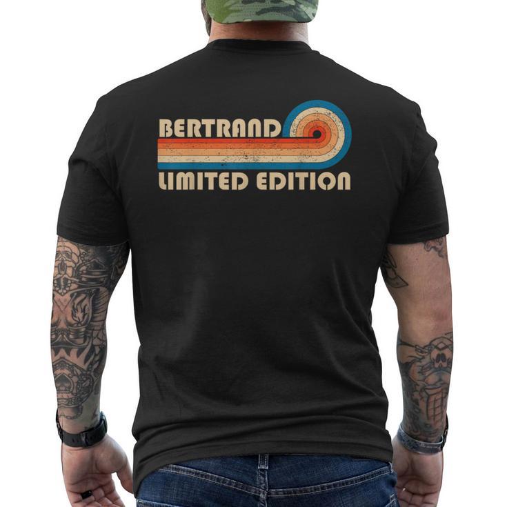 Bertrandurname Retrointage 80S 90S Birthday Reunion T-shirt imprimé au dos