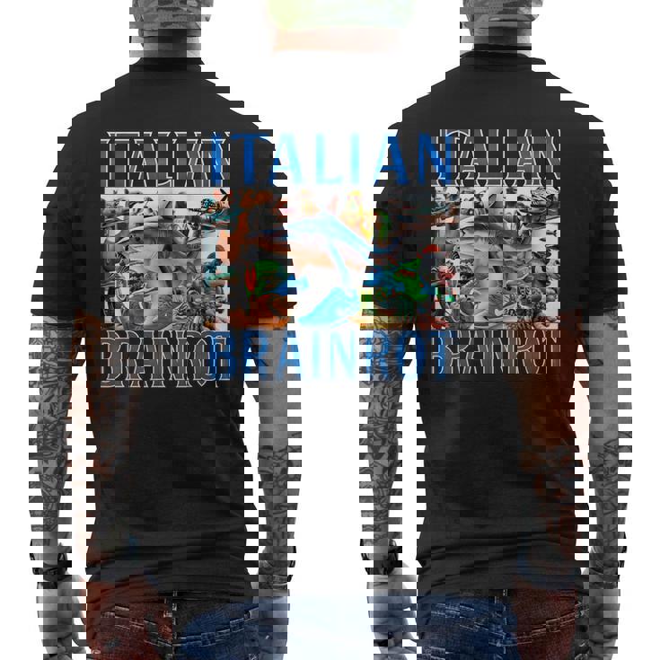 Brainrot Italian Camiseta Hombre Estampado Espalda