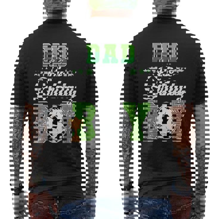 Calcio Papà Compleanno Ragazzi Festa Famiglia T-shirt da uomo con stampa posteriore