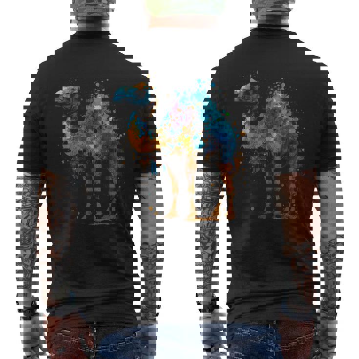 Camel Africa Safari Animal Favorite Animal Fan Camel Men's Back Print T-Shirt