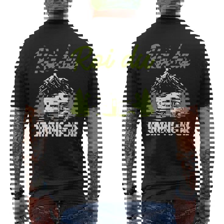 Campeur Drole Camper Roi Du Camping-Car T-shirt imprimé au dos