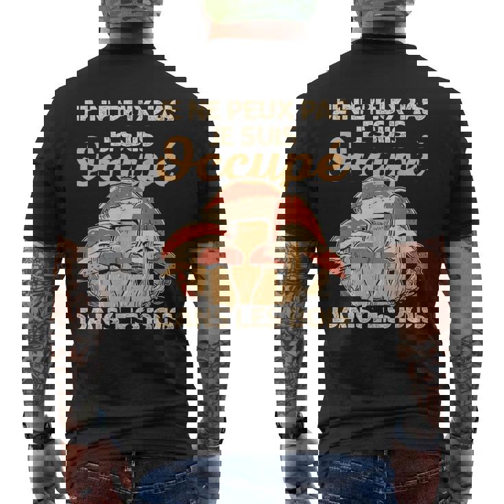 Cèpes Chasseur De Champignon Ramasseur De Cèpes Drôle T-shirt imprimé au dos