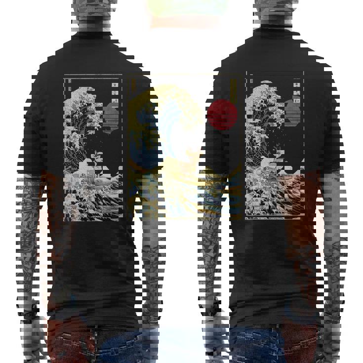 Cerf Kanagawaague Drôleurf Animal T-shirt imprimé au dos