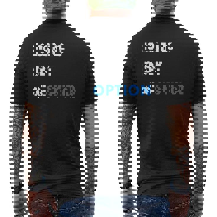 Champion Mindset Losing Isn’T An Option Motivationalta 長袖tシャツ メンズTシャツ バックプリント