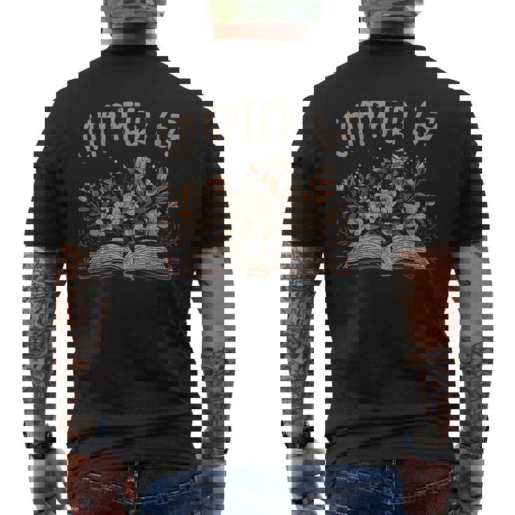 Chapter 67Th Birthday Bookworm 67 Years Old For Book Lovers Men's T-shirt Back Print