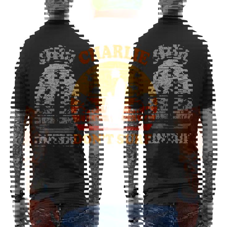 Charlie Does Noturf In The Militaryietnam War メンズTシャツ バックプリント