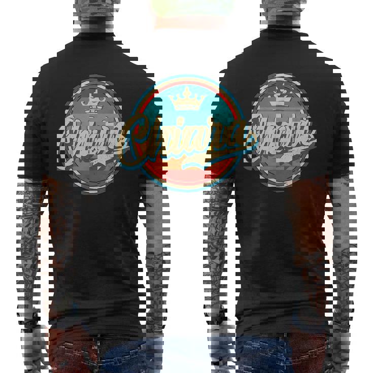 Chiara Rétro Nom Drôleintage Prénom Chiara T-shirt imprimé au dos