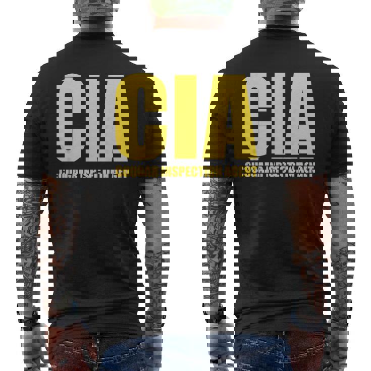 Cia クーガー検査剤 ファニー Cia メンズTシャツ バックプリント