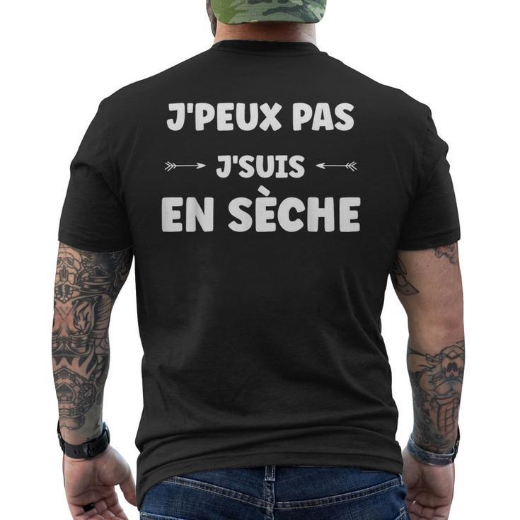 Citation Humour J'peux Pas Jeuis Enèche T-shirt imprimé au dos