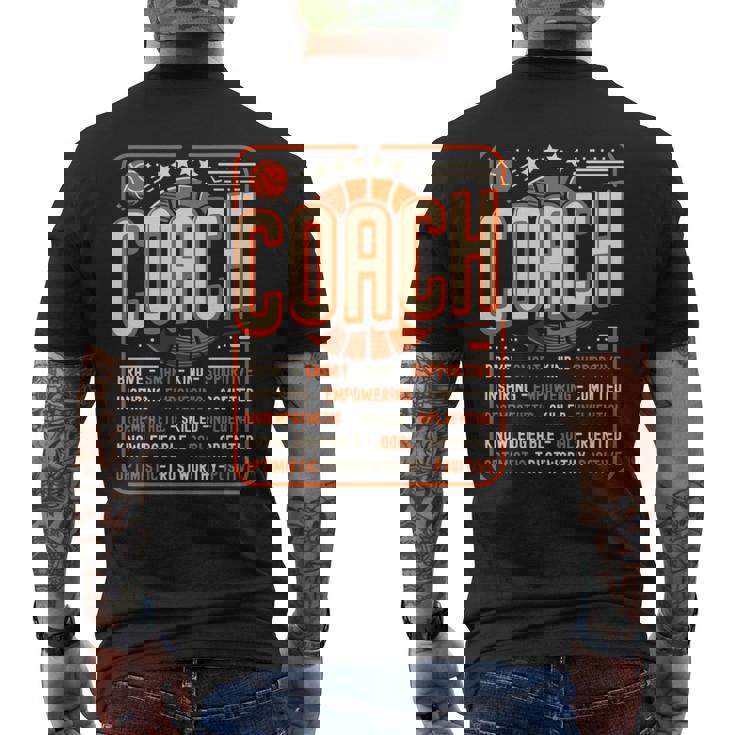 Coach Definition コーチtシャツ 男性用 面白いコーチ 長袖tシャツ メンズTシャツ バックプリント
