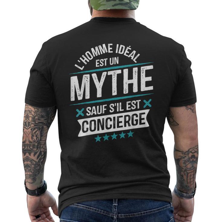 Concierge Cadeau Départ Métier Drôle T-shirt imprimé au dos