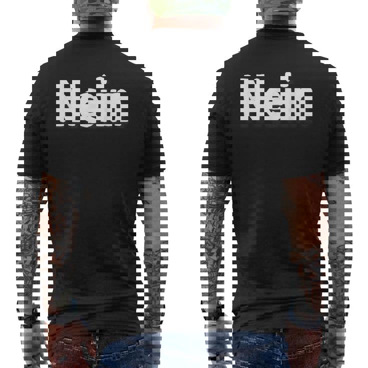 Cool Nope 引用句 ドイツ語で「No Or Nope」と言う人のための一言 メンズTシャツ バックプリント