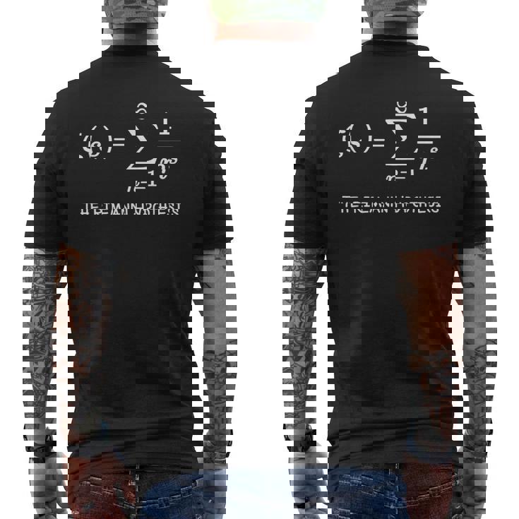 Cool The Riemann Hipótesis Divertida Maestro De Matemáticas Pregunta Dura Camiseta Hombre Estampado Espalda